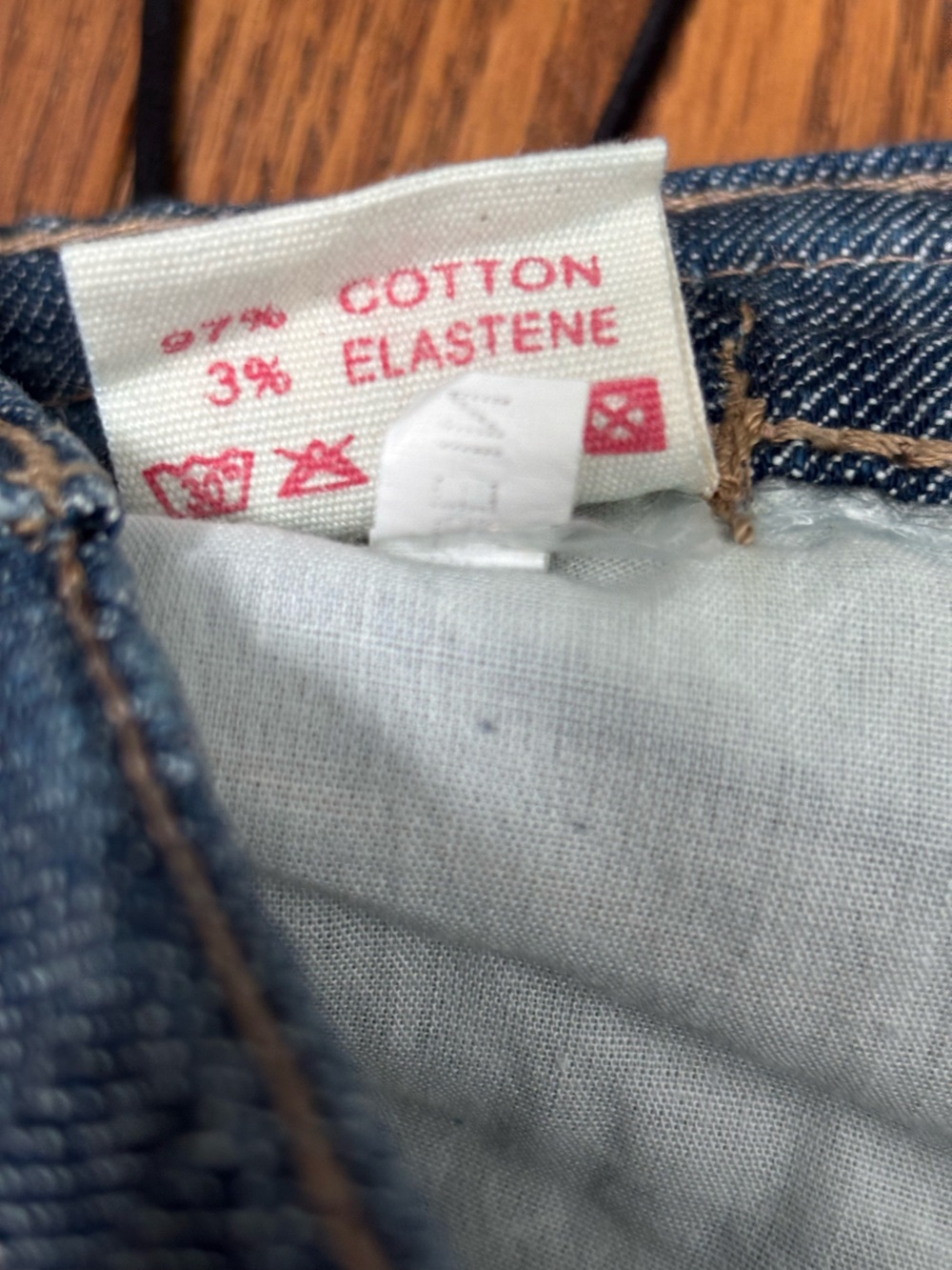 Vintage Y2K Cinque Pleated Denim Micro Mini Skirt Sz 26/40 - Picture 7 of 14